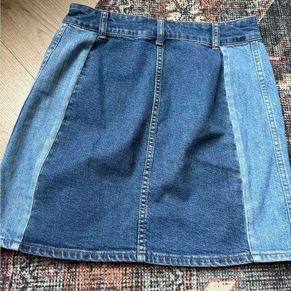 Madewell Button Front Denim Skirt - Picture 3 of 3